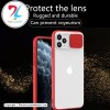 قاب گوشی اپل Apple iphone 12 pro max مدل محافظ لنز دار کشویی - آبی سورمه ای
