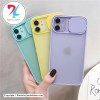 قاب گوشی اپل Apple iphone 12 mini مدل محافظ لنز دار کشویی - مشکی