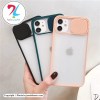 قاب گوشی اپل Apple iphone 12 mini مدل محافظ لنز دار کشویی - مشکی