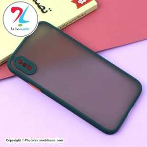 قاب گوشی اپل آیفون Apple iphone X مدل پشت مات محافظ لنزدار