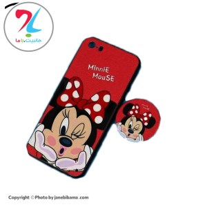قاب محافظ فانتزی برجسته پاپ سوکت دار اپل آیفون iPhone 5s طرح میکی موس