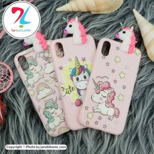 قاب اپل آیفون Apple iphone XS طرح یونیکورن