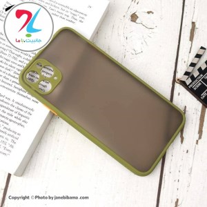 قاب گوشی اپل Apple iphone 11 pro max مدل پشت مات محافظ لنزدار