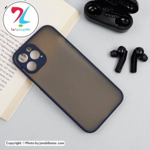 قاب گوشی اپل Apple iphone 12 pro مدل پشت مات محافظ لنزدار