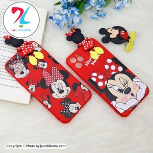 قاب اپل آیفون Apple iphone 11 pro max محافظ لنز دار طرح میکی موس