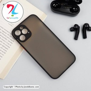 قاب گوشی اپل Apple iphone 12 pro max مدل پشت مات محافظ لنزدار