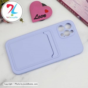 قاب سیلیکونی جاکارتی دار محافظ لنزدار iPhone 12 Pro لایت