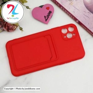 قاب سیلیکونی جاکارتی دار محافظ لنزدار iPhone 11 Pro Max لایت