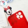 قاب گوشی آیفون اپل سیلیکونی فانتزی محافظ لنز پاپ سوکت دار Apple iphone 12 pro طرح میکی موس