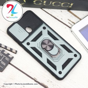 قاب گوشی سامسونگ ضد ضربه محافظ لنزدار هولدر دار Samsung A30