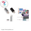 تبدیل میکرو micro USB به لایتنینگ Lightning - آیفون مدل V-Best بدنه فلزی - نقره ای