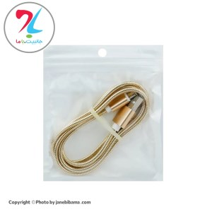 کابل اندرویدی USBبهMicro یو اس بی به میکرو فست شارژ روکش فلزی شرینک 1M اورجینال