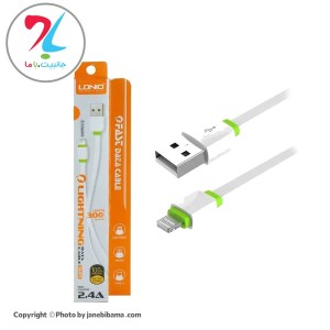 کابل Lightningتبدیل USBبه اپل ایفون Apple iphoneمدلLDNIO XS-073 30cm