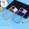 قاب گوشی اپل آیفون Apple iphone 7 مدل محافظ لنزدار کشویی پشت شفاف ضربه گیر - یاسی