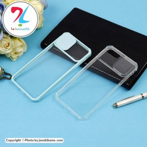 قاب گوشی اپل آیفون Apple iphone 7 plus مدل محافظ لنزدار کشویی پشت شفاف ضربه گیر