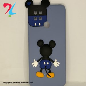 قاب عروسکی برجسته میکی موس محافظ لنز دار redmi 10c شیائومی 