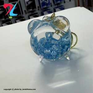 جاکلیدی آکواریومی طرح ساعت جاکلیدی آکواریومی طرح ساعت