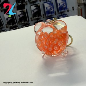 جاکلیدی آکواریومی طرح ساعت