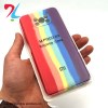 قاب سیلیکونی اورجینال رنگین کمانی محافظ لنزدار شیائومی Xiaomi poco x3-رنگ چند رنگ بنفش 