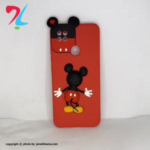 قاب عروسکی برجسته میکی موس محافظ لنز دار redmi 10a شیائومی 