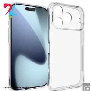 قاب ژله ای شفاف کپسول دار و محافظ لنز دار مناسب برای آیفون iphone 17 pro max