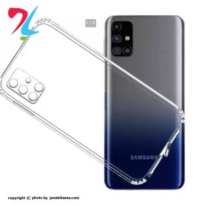 قاب ژله ای شفاف کپسول دار و محافظ لنز دار مناسب برای سامسونگ GALAXY A51