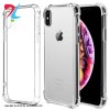 قاب ژله ای شفاف کپسول دار و محافظ لنز دار مناسب برای آیفون iphone X