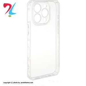 قاب ژله ای شفاف کپسول دار و محافظ لنز دار مناسب برای آیفون iphone 16 pro max