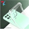 قاب ژله ای شفاف کپسول دار و محافظ لنز دار مناسب برای سامسونگ GALAXY A12
