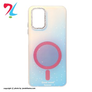 قاب Good Mood هولوگرامی لنز نگین دار طرح مگ سیف شاین Xiaomi Redmi Note 10 4G / Redmi Note 10S / Poco M5S 