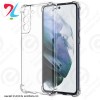 قاب ژله ای شفاف کپسول دار و محافظ لنز دار مناسب برای سامسونگ GALAXY S21FE