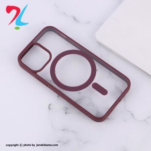 قاب مگ سیف شفاف دور رنگی گوشی اپل iPhone 13