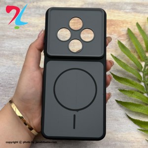 قاب گوشی Redmi 15C - Poco C85 شیائومی مات NEW PVD سیلیکونی تبدیل آیفون 17  طرح مگ سیف