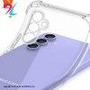 قاب ژله ای شفاف کپسول دار و محافظ لنز دار مناسب برای سامسونگ GALAXY A17