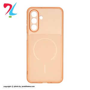 قاب ژله ای شفاف مستطیلی طرح مگ سیف محافظ لنزدار سامسونگ Samsung Galaxy A17 / A26