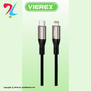 کابل تبدیل USB-C به لایتنینگ ویرکس مدل VC22 طول 1 متر