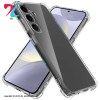 قاب ژله ای شفاف کپسول دار و محافظ لنز دار مناسب برای سامسونگ GALAXY A36