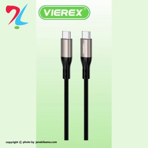 کابل تبدیل USB-C به USB-C ویرکس مدل VC23 طول 1 متر