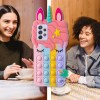 کاور طرح پاپتی تک شاخ یونیکورن مناسب برای گوشی موبایل سامسونگ Galaxy A53