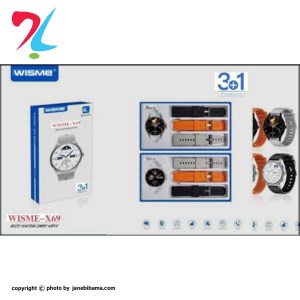 ساعت هوشمند ویسمی مدل X69 با صفحه نمایش دایره ای