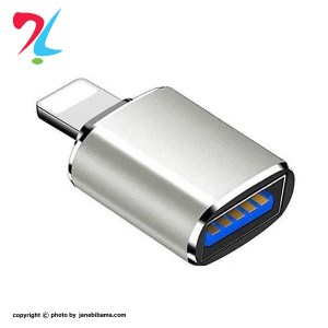 تبدیل USB به lightning مدل JH-163 - سیلور