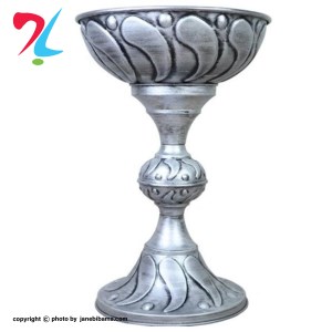 جام آجیل رنگ نقره ای