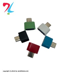 تبدیل او تی جی OTG تایپ سی type c USB بدنه پلاستیکی تبدیل او تی جی OTG تایپ سی type c USB بدنه پلاستیکی