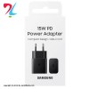 شارژر اورجینال سامسونگ مدل samsung 15w رنگ مشکی