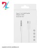 کابل aux USB-C به جک 3.5 میلی‌متری مدل JBC-007 طول 1 متر - سفید